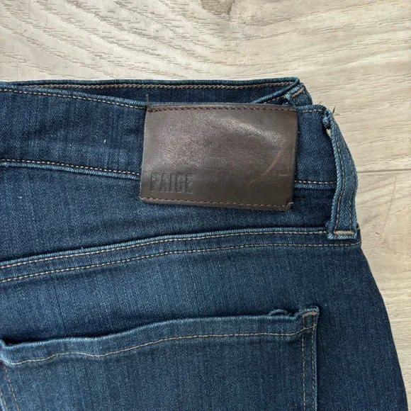 Paige Dark Wash Slim Jeans